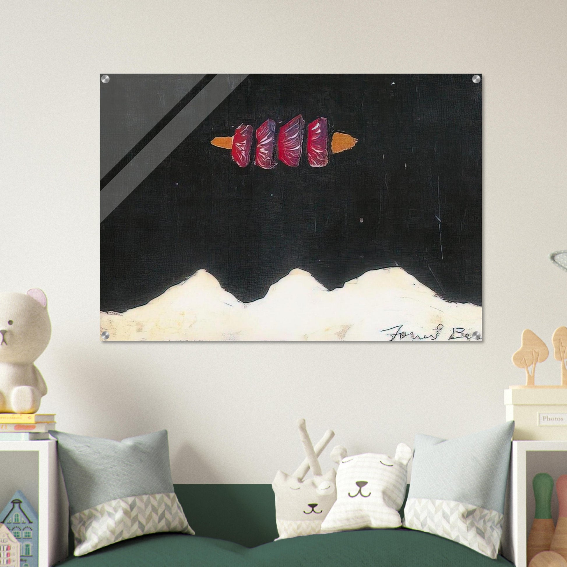 Untitled #39 - 1950 - Forrest Bess Acrylic Print - 70x100 cm / 28x40″ inches | Forrest Bess Wall Art | Forrest Bess Prints