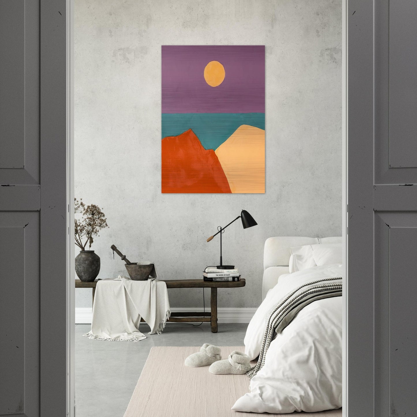 Untitled - 2015 - Etel Adnan Brushed Aluminum Print - 70x100 cm / 28x40 inches | Etel Adnan Aluminum Print | Etel Adnan Prints