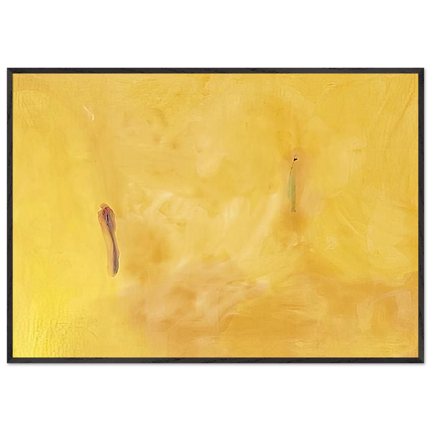 Helen Frankenthaler - Earliness - 1975 Wall art - A1 (59.4 x 84.1  cm) - Premium Wooden Framed Poster With Fine Art Paper-canvas - Black frame