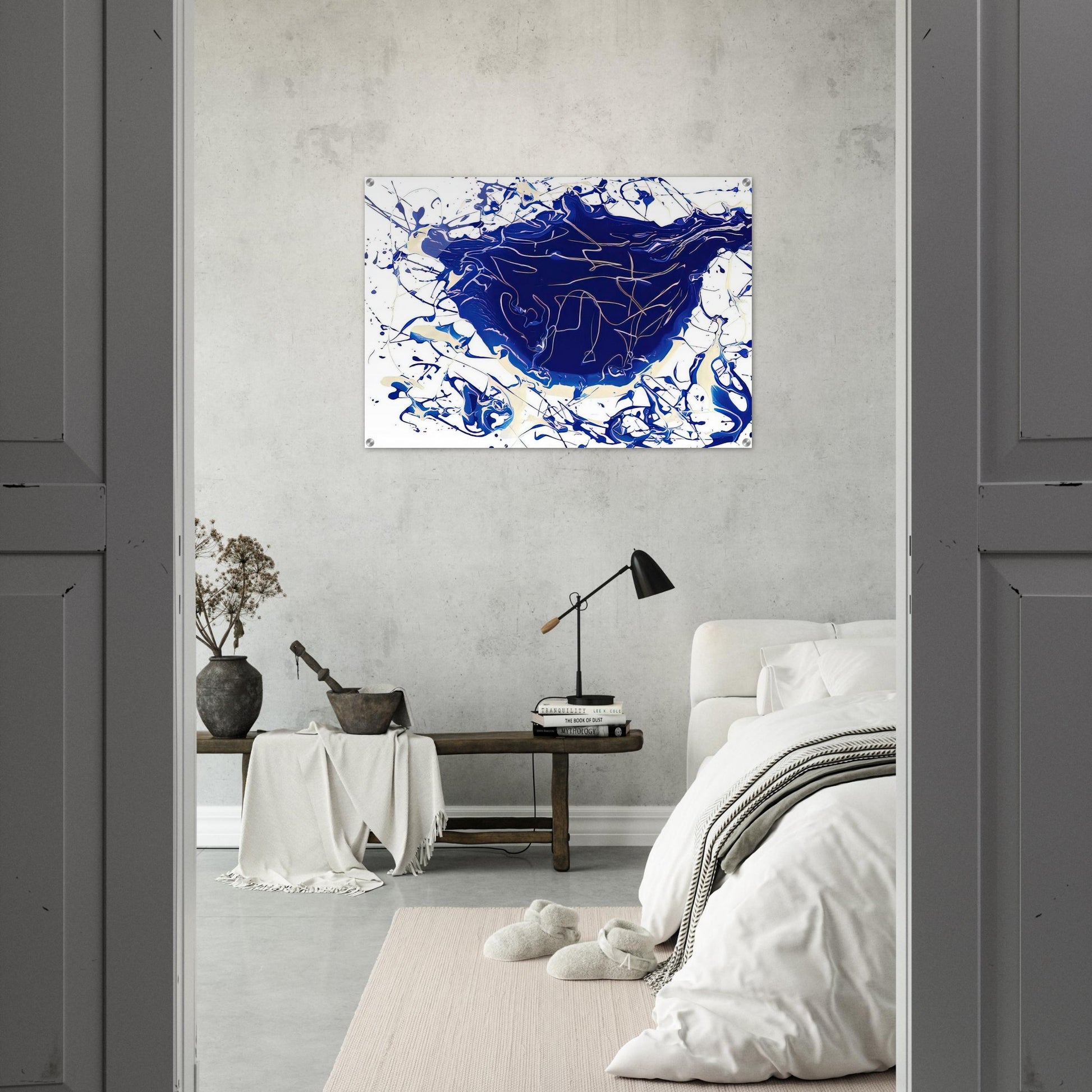 Untitled  SFP92-15 SFF1671  - Sam Francis Acrylic Print - 70x100 cm / 28x40″ inches
