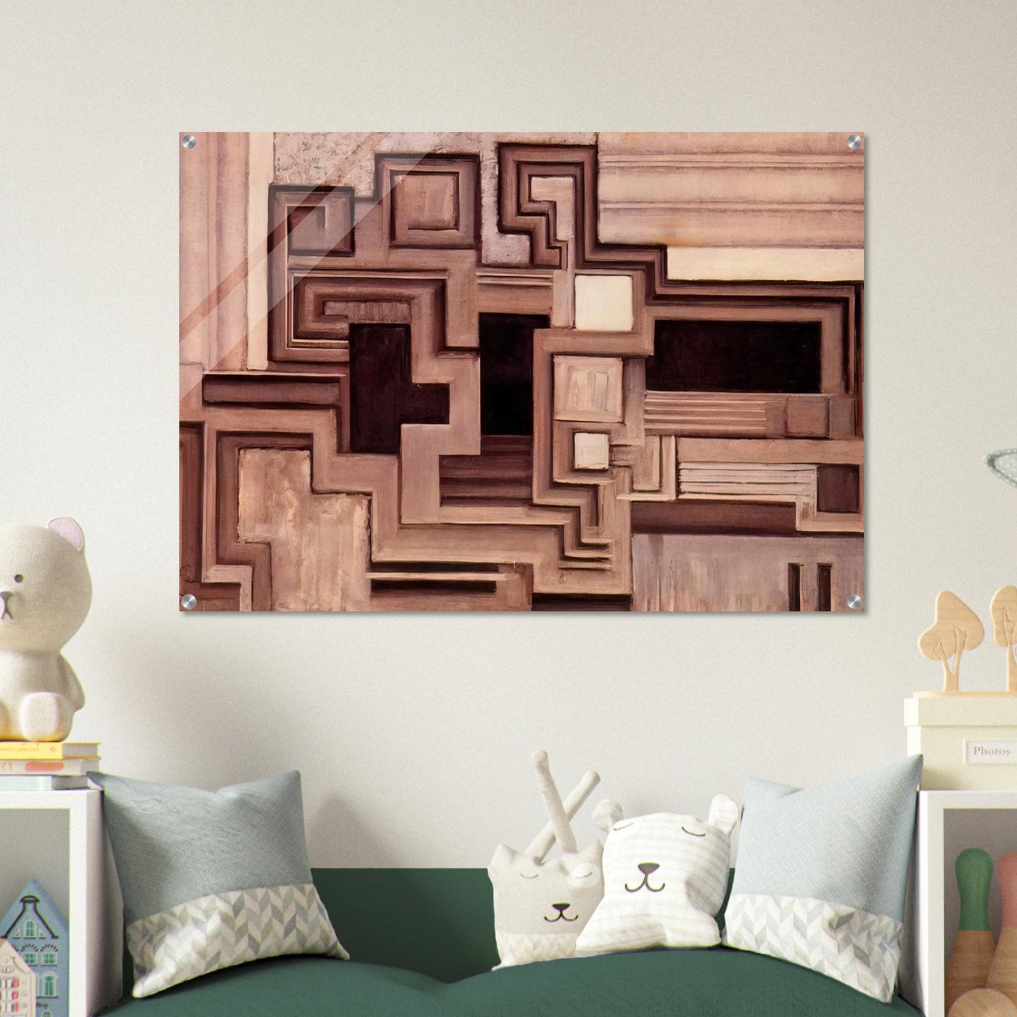 Two grays II - Frantisek Kupka Acrylic Print - 70x100 cm / 28x40″ inches | Frantisek Kupka Wall Art | Frantisek Kupka Prints