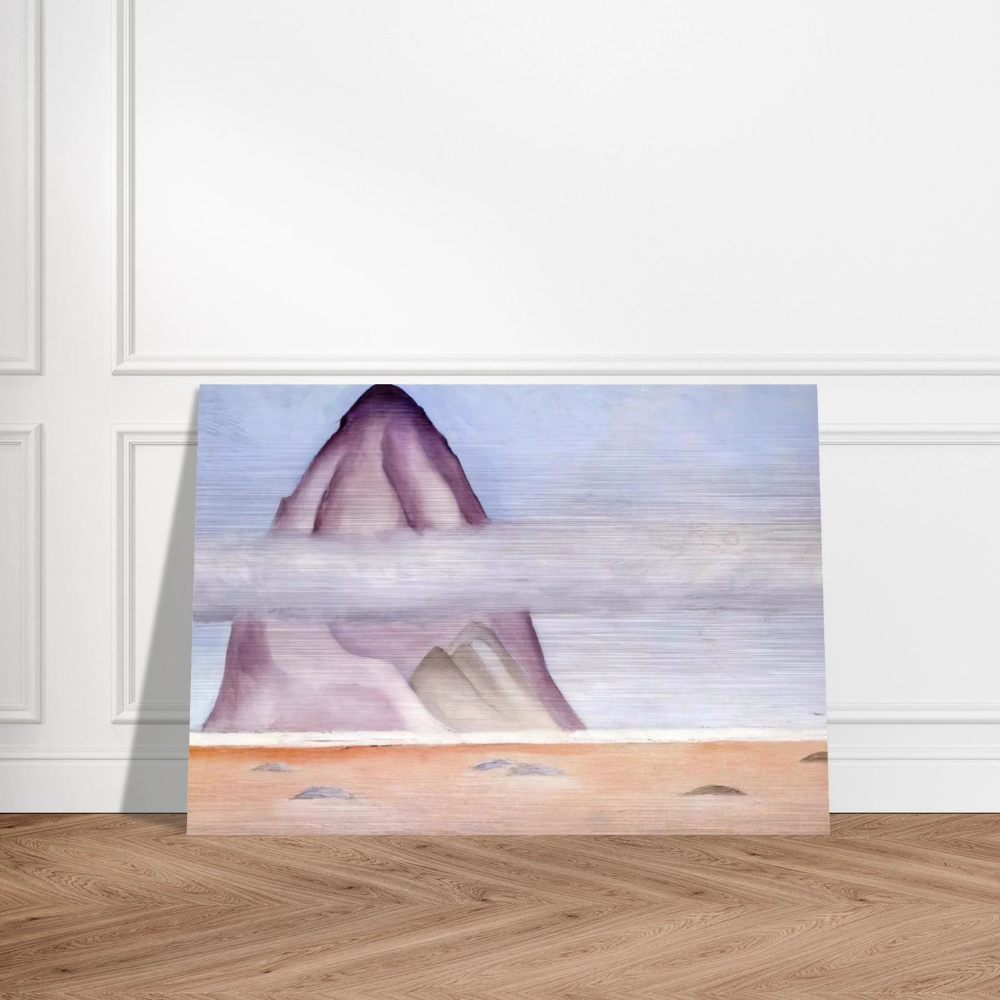 Misty - A Memory - Georgia O'Keeffe Brushed Aluminum Print - 70x100 cm / 28x40 inches | Georgia O'Keeffe Aluminum Print | Georgia O'Keeffe Prints