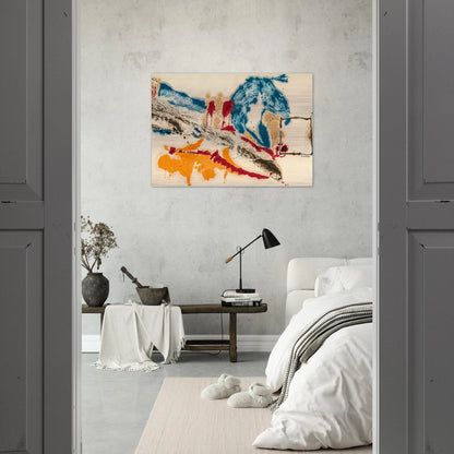 Alassio, 1960- - Helen Frankenthaler Brushed Aluminum Print - 70x100 cm / 28x40 inches | Helen Frankenthaler Aluminum Print | Helen Frankenthaler Prints