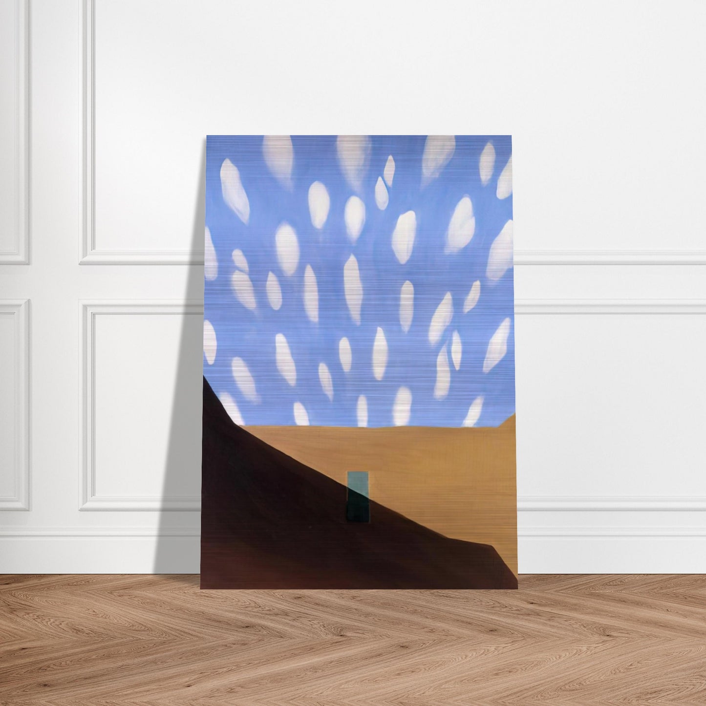 In the Patio VIII - Georgia O'Keeffe Brushed Aluminum Print - 70x100 cm / 28x40 inches | Georgia O'Keeffe Aluminum Print | Georgia O'Keeffe Prints