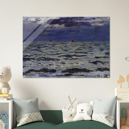 Seascape - claude monet Acrylic Print - 70x100 cm / 28x40″ inches