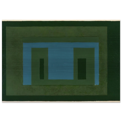 VARIANT ADOBE 1962 - Josef Albers Brushed Aluminum Print - 70x100 cm / 28x40 inches | Josef Albers Aluminum Print | Josef Albers Prints