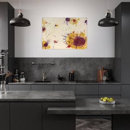 Yellow Speck - Sam Francis Acrylic Print - 70x100 cm / 28x40″ inches