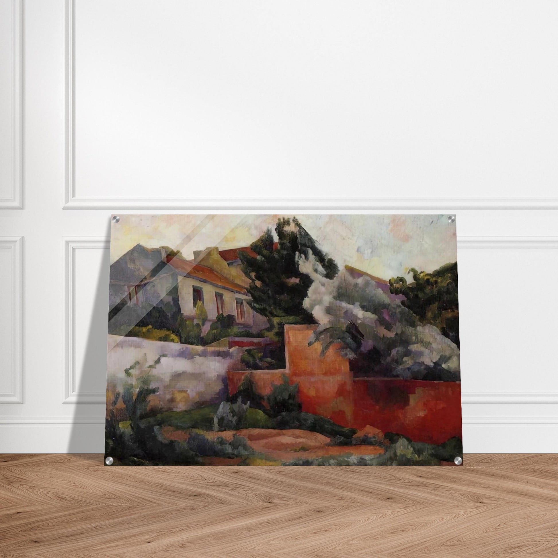 THE OUTSKIRTS OF PARIS 1918 - Diego Rivera Acrylic Print - 70x100 cm / 28x40″ inches