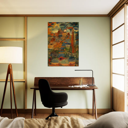 PARIS 1934 - Raoul Dufy Brushed Aluminum Print - 70x100 cm / 28x40 inches | Raoul Dufy Aluminum Print | Raoul Dufy Prints