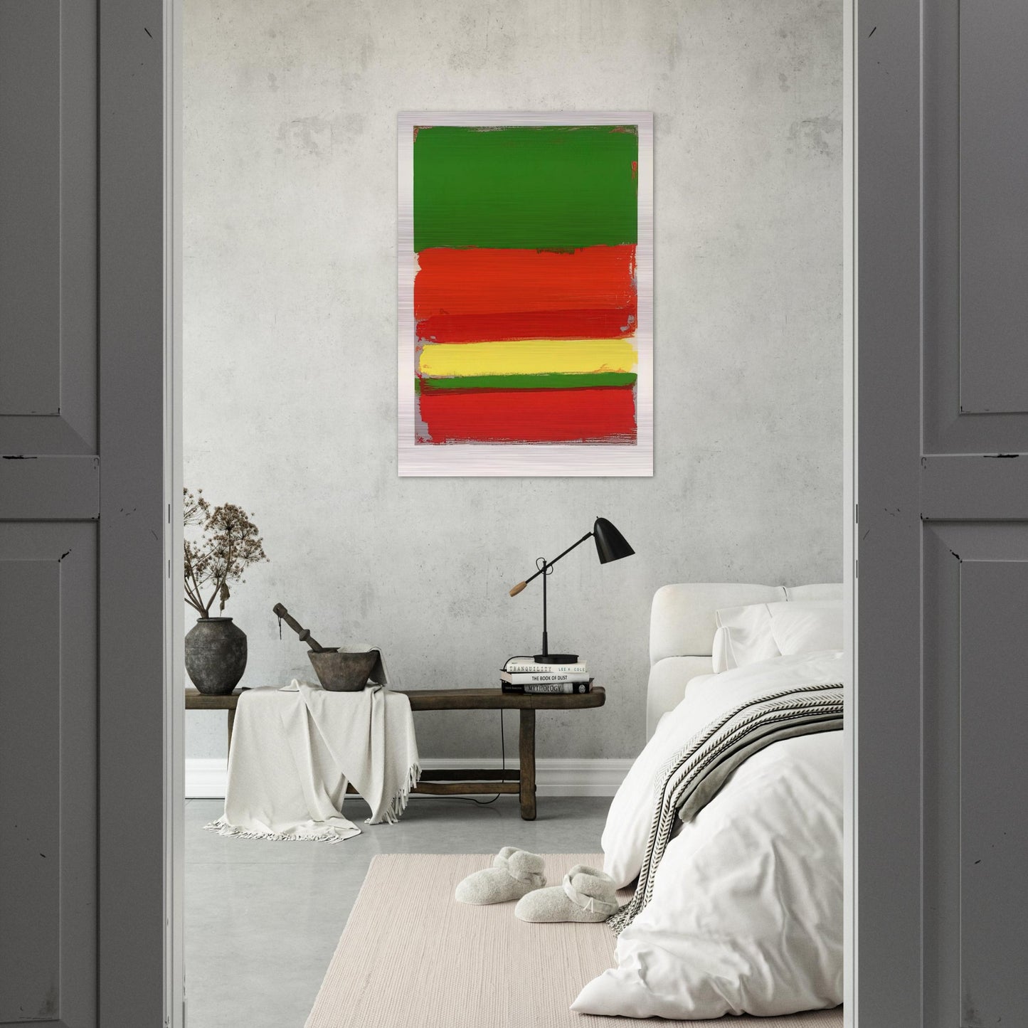 Untitled from the Shapes of Colour - 1978 - Patrick Heron Brushed Aluminum Print - 70x100 cm / 28x40 inches | Patrick Heron Aluminum Print | Patrick Heron Prints