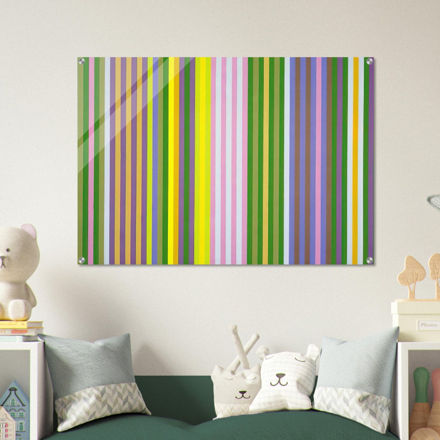 Zebra - 1969 - Gene Davis Acrylic Print - 70x100 cm / 28x40″ inches