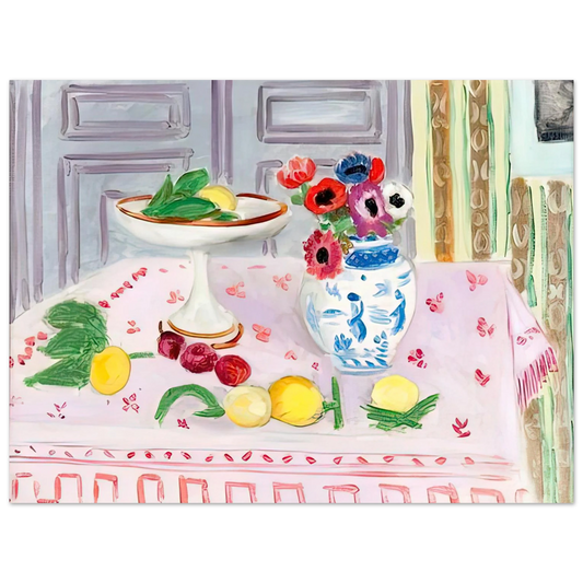 Henri Matisse - THE PINK TABLECLOTH 1925  75x100 cm / 30x40inches Fine Art Poster