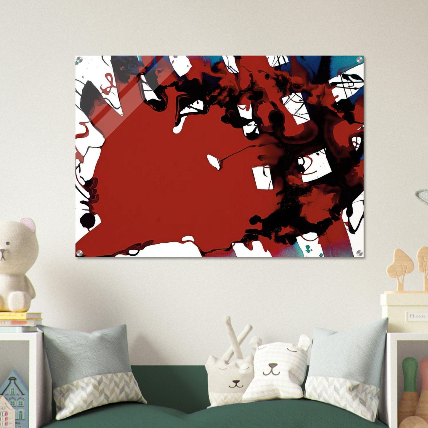 Untitled  SFP94-133  SFF 1803  - Sam Francis Acrylic Print - 70x100 cm / 28x40″ inches