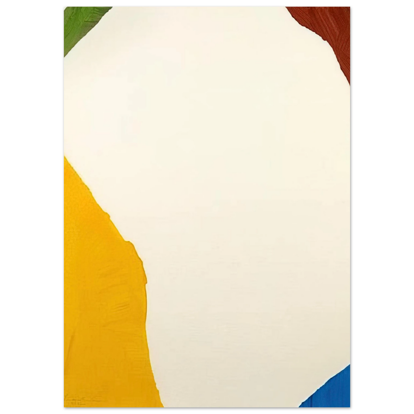Helen Frankenthaler - Wind Directions - 1970 Wall art - 60x80 cm / 24x32 inches - Fine Art Poster-canvas - -