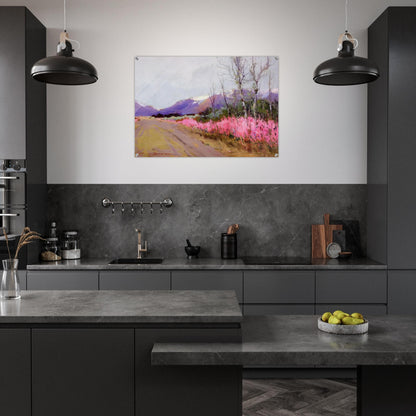 Fireweed Lane - Romanticism - Sydney Laurence Acrylic Print - 70x100 cm / 28x40″ inches | Sydney Laurence Wall Art | Sydney Laurence Prints