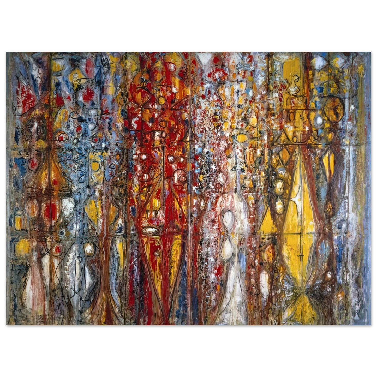 Richard Pousette-Dart - Blood Wedding  75x100 cm / 30x40inches Fine Art Poster