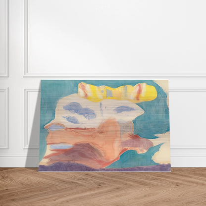 Sea Goddess, 1963- - Helen Frankenthaler Brushed Aluminum Print - 70x100 cm / 28x40 inches | Helen Frankenthaler Aluminum Print | Helen Frankenthaler Prints