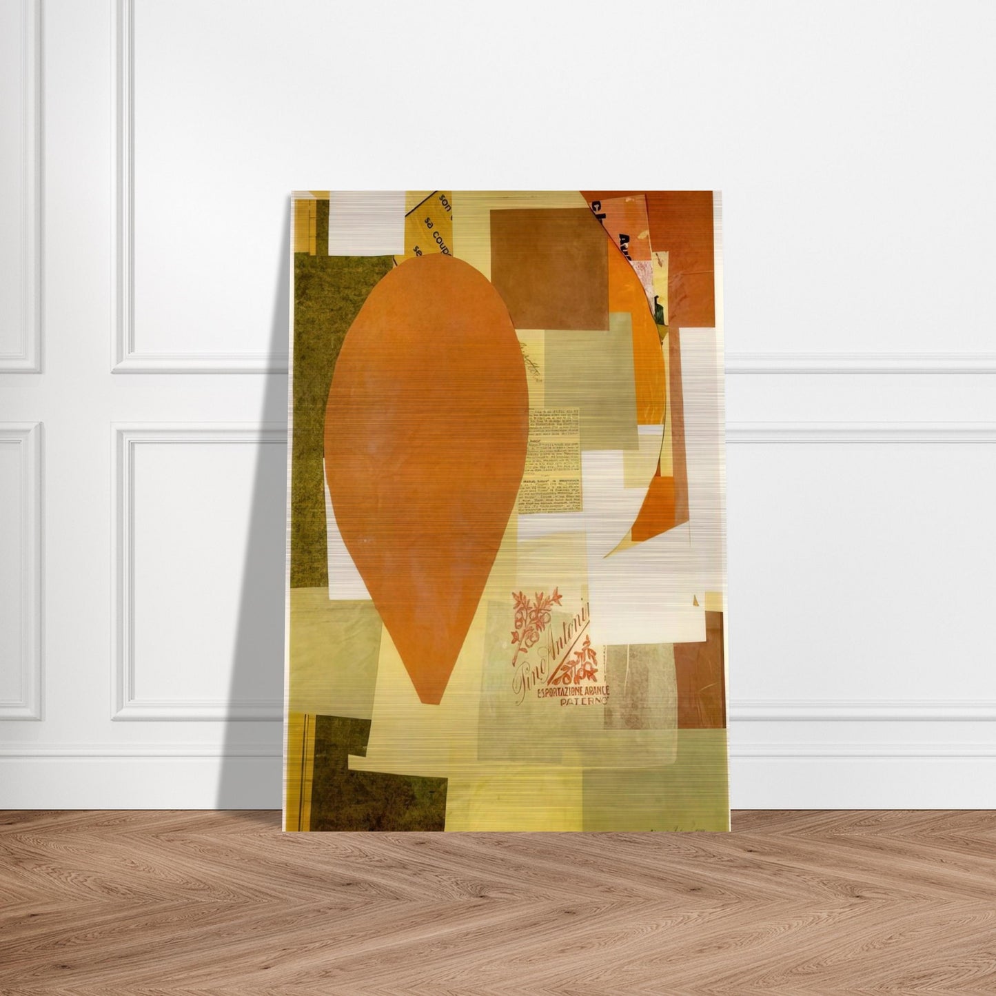PINO ANTONI 1934 - Kurt Schwitters Brushed Aluminum Print - 70x100 cm / 28x40 inches | Kurt Schwitters Aluminum Print | Kurt Schwitters Prints