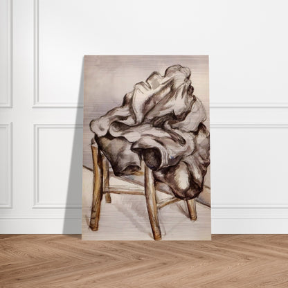 Jacket on a Chair - Paul Cézanne Brushed Aluminum Print - 70x100 cm / 28x40 inches | Paul Cézanne Aluminum Print | Paul Cézanne Prints