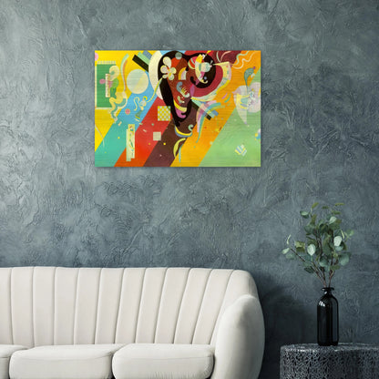 COMPOSITION IX 1936 - Wassily Kandinsky Brushed Aluminum Print - 70x100 cm / 28x40 inches | Wassily Kandinsky Aluminum Print | Wassily Kandinsky Prints