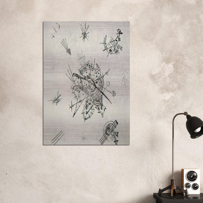 SMALL WORLDS X 1922 - Wassily Kandinsky Brushed Aluminum Print - 70x100 cm / 28x40 inches | Wassily Kandinsky Aluminum Print | Wassily Kandinsky Prints